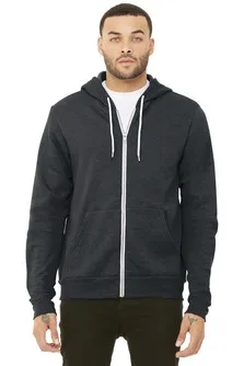 BELLA+CANVAS ® Unisex Sponge Fleece Full-Zip Hoodie. view 4