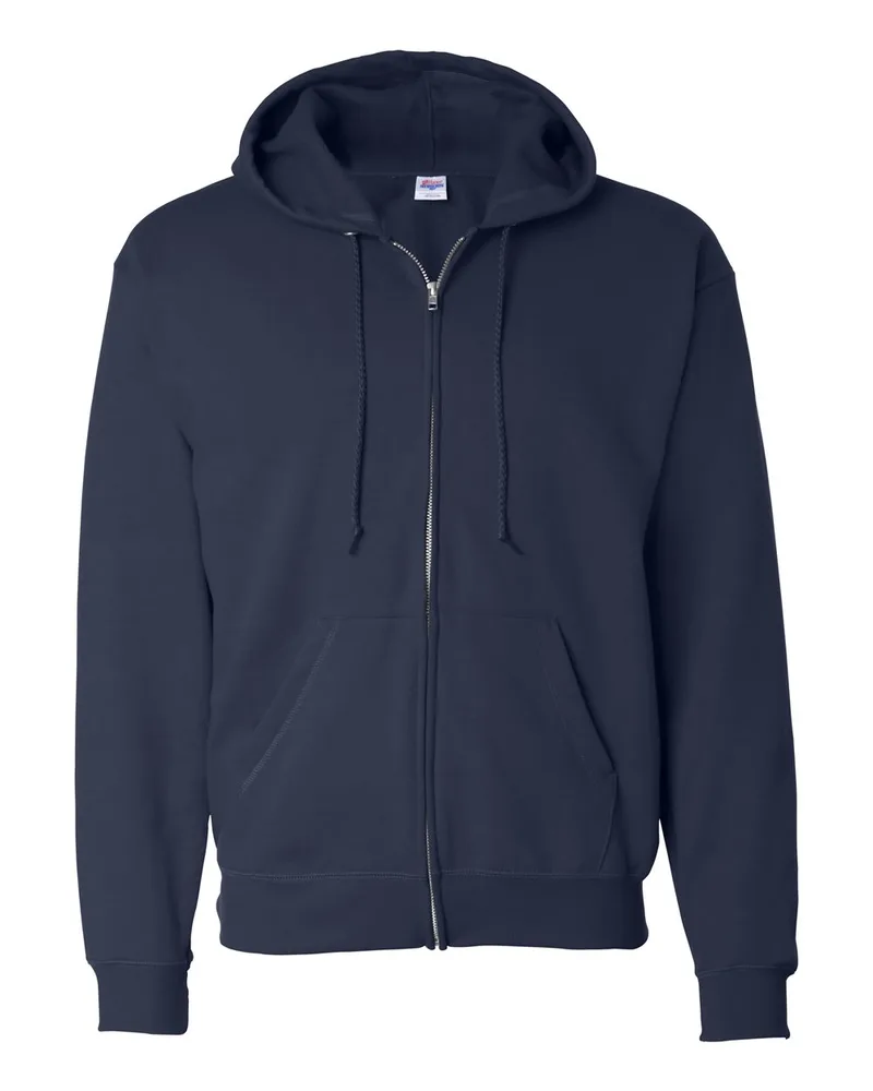 Hanes® Unisex EcoSmart® Full-Zip Hooded Sweatshirt view 7