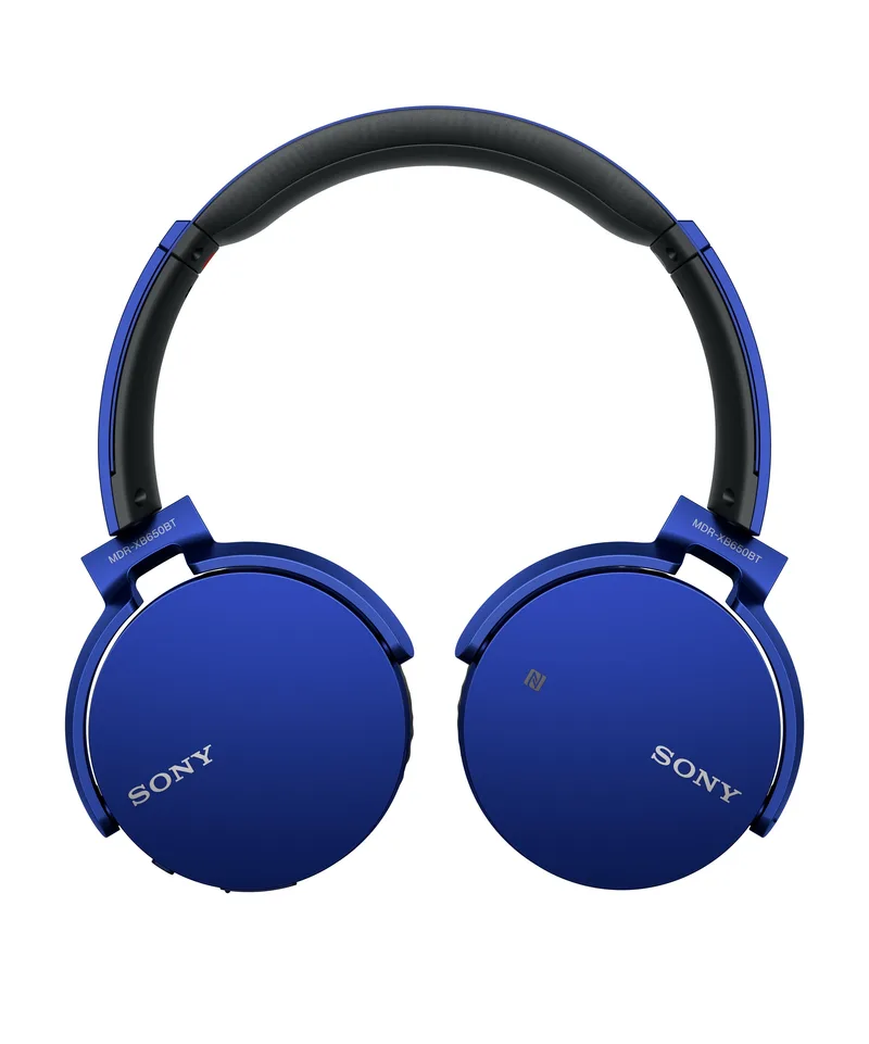 Sony® Wireless Deep Bass Headphones w/Bluetooth® (Blue)