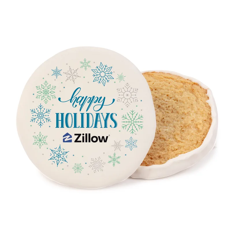 3" Iced Full Color Vanilla Cookie- Circle view 6