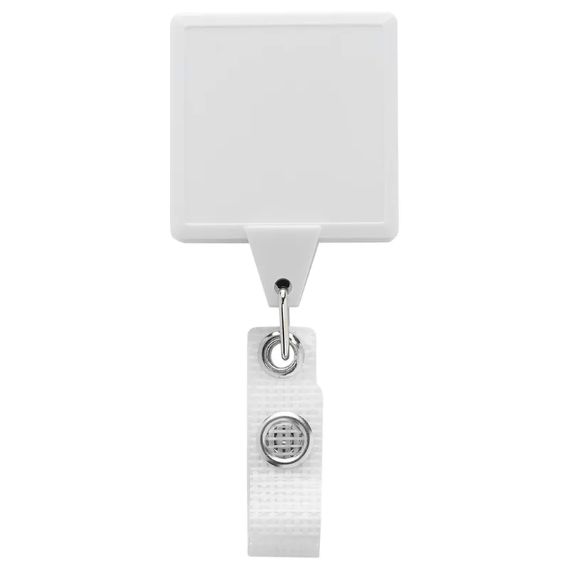 Jumbo Anti-Microbial Square Retractable Badge Reel view 2