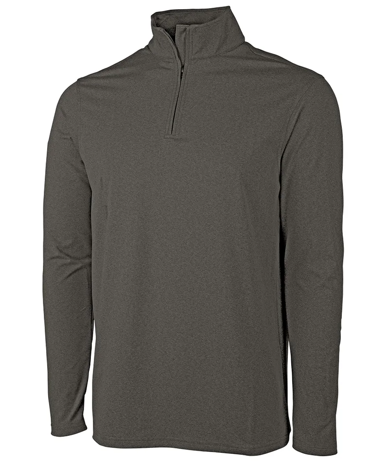 Graphite Heather Gray Blank Front