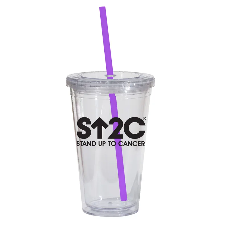 Double Wall 16 Oz Tumbler - Clear view 7