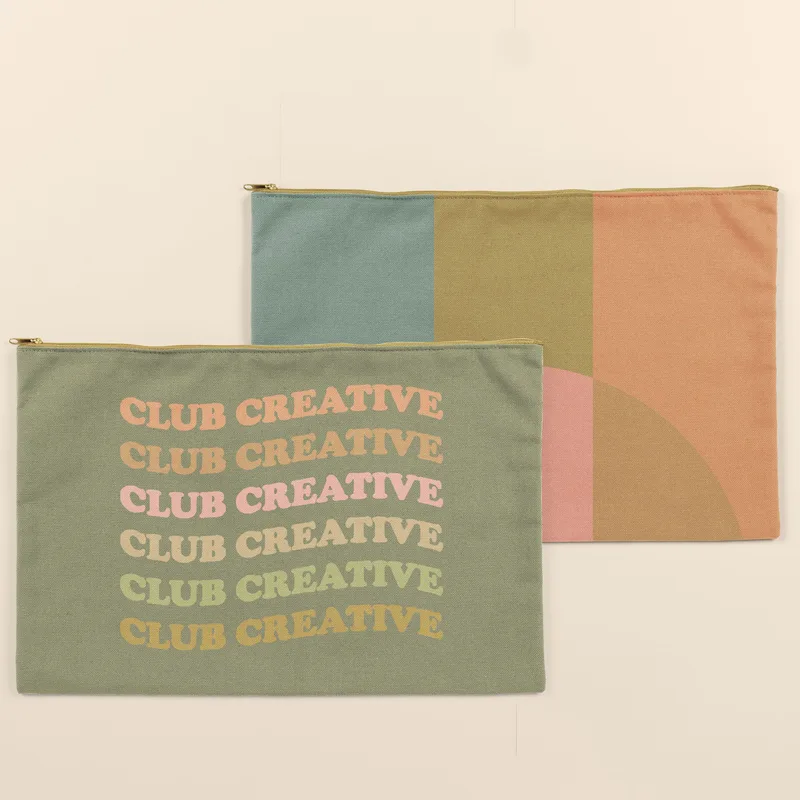 Dottie Pouch - 4CP Pigment Dyed Canvas view 6