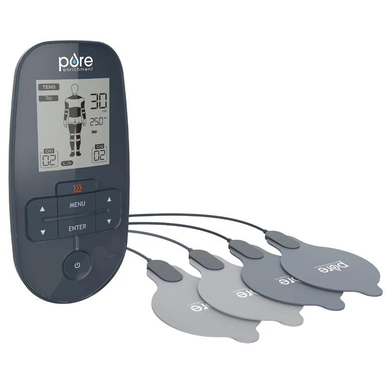 Pure Enrichment Purepulse Trio Tens & Ems Muscle Stimulator + Heat