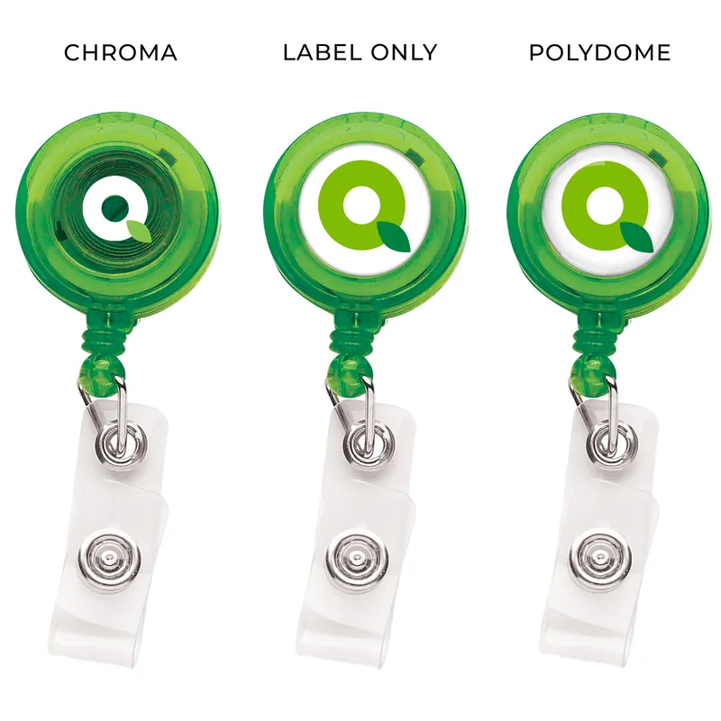 Front, translucent green