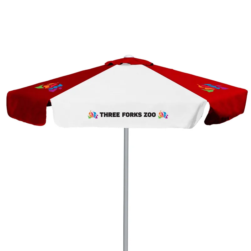7' E-Z Glide Market Umbrella Kit With Valance (6 Imprints) view 5
