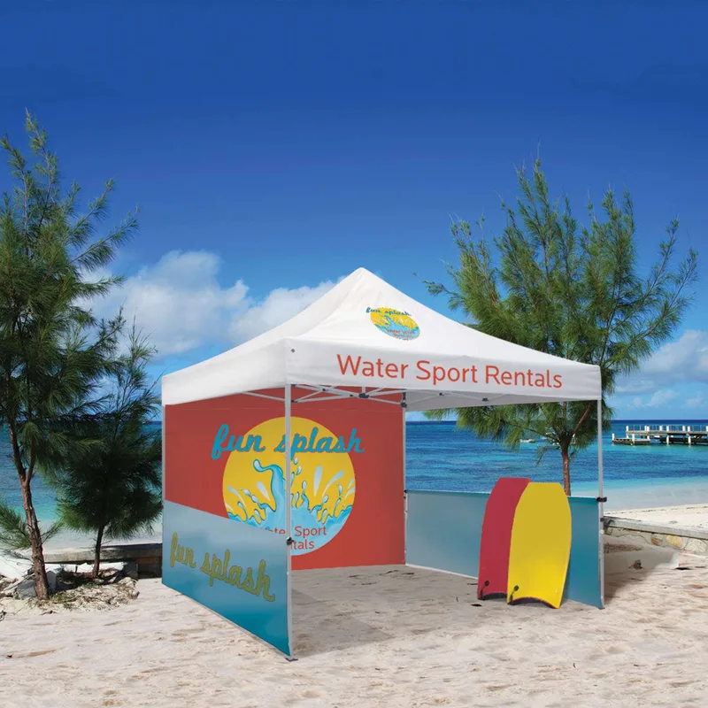 10' Premium Tent Kit (Imprinted, 2 Locations) view 6