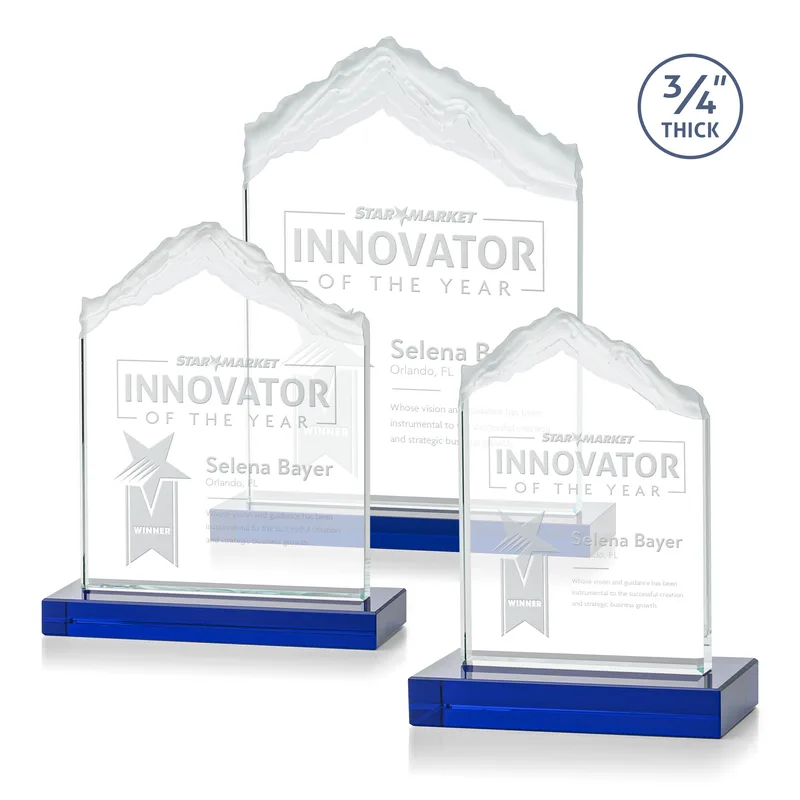 Deep Etch, Standard base, Blue