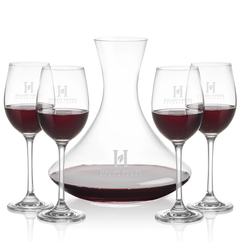 Carafe & 4 Wine