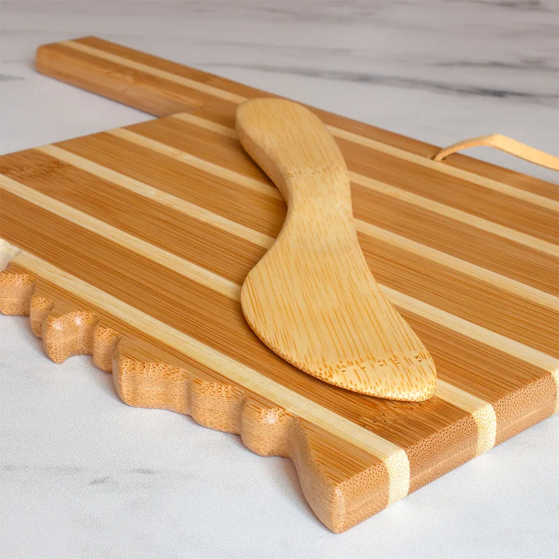 Oklahoma Charcuterie Board with Spreader Knife Gift Set view 6