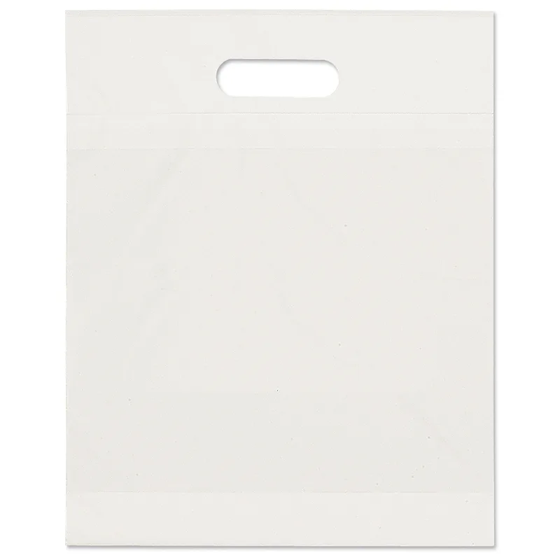 Eco Die Cut Handle Bag - Flexo Ink Print (12" x 15" x 3") view 2