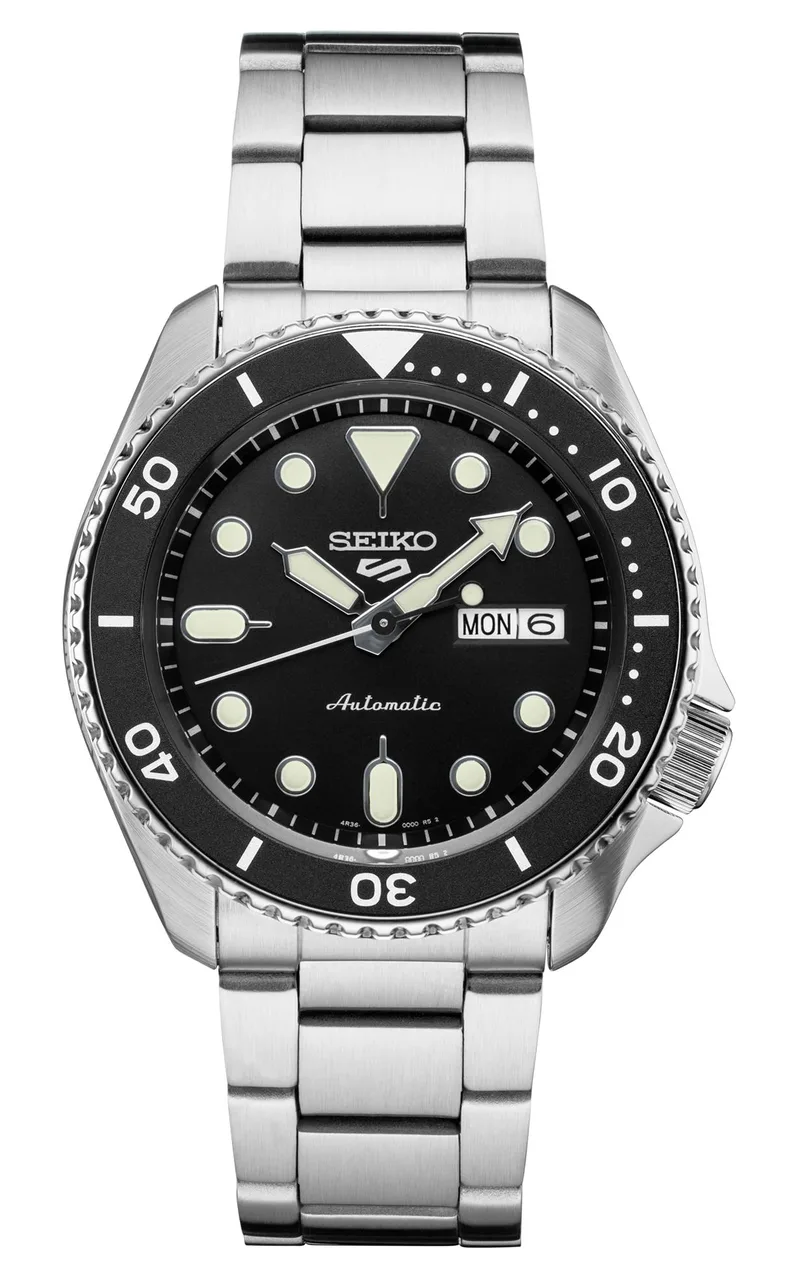 Seiko Watch 5 Sport - Silver/Black
