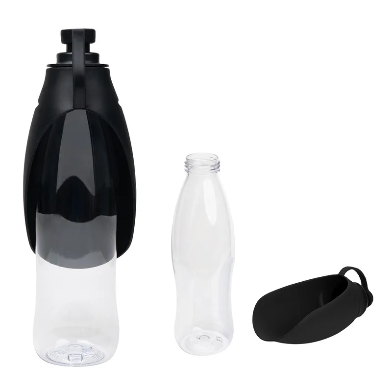21 Oz. Recycled Pet Water Bottle & Dispensing Bowl view 3