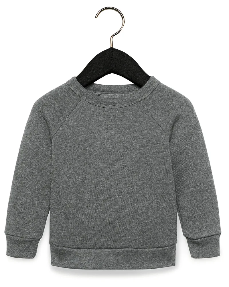 BELLA+CANVAS Toddler Sponge Fleece Raglan Sweatshirt view 3