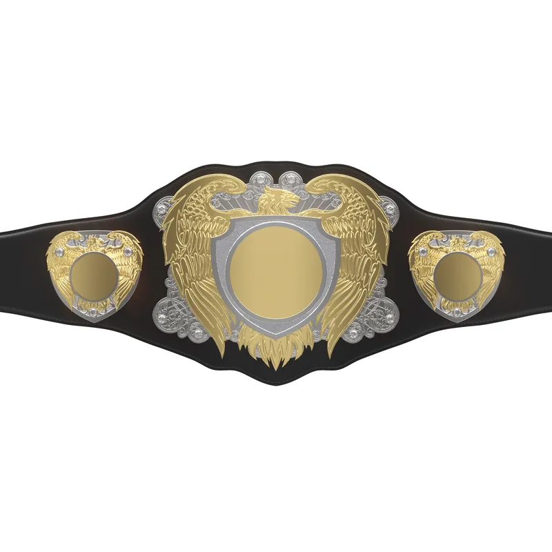 Vibraprint® Legion Championship Belt in Black view 2