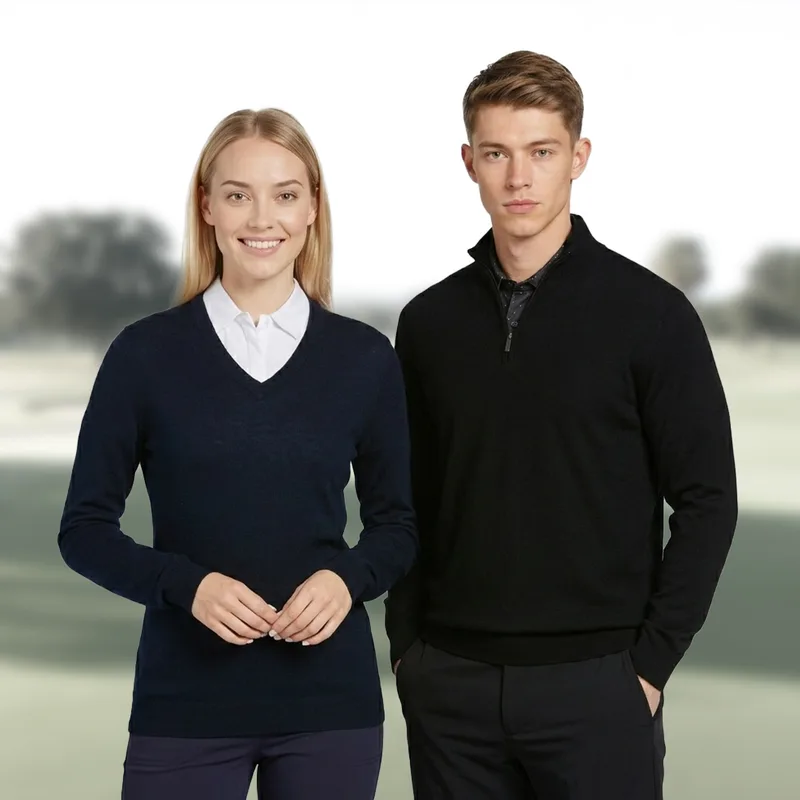 Callaway® Merino Blend Men's Thermal 1/4 Zip Sweater view 6