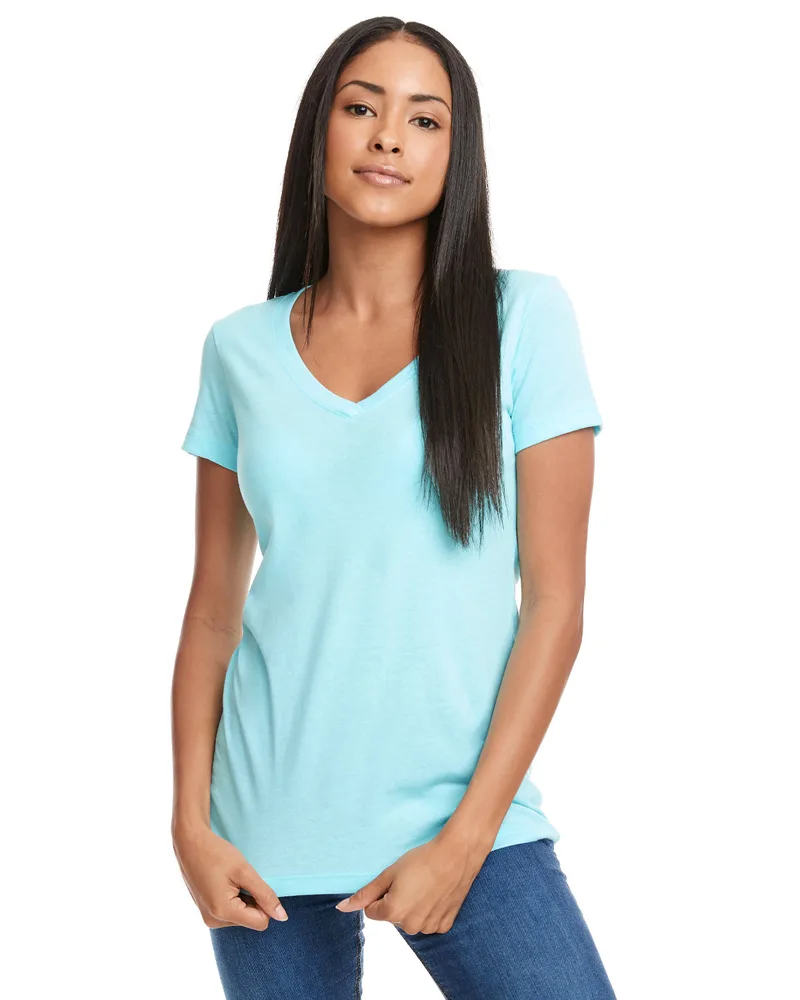 NEXT LEVEL APPAREL Ladies' Ideal V view 4