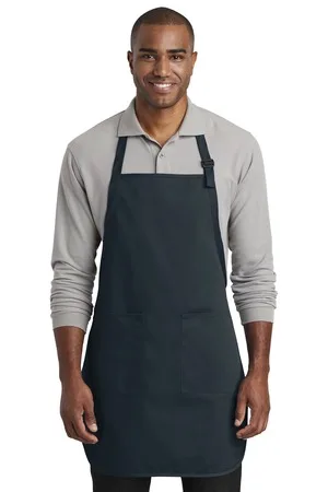Port Authority ® Full-Length Two-Pocket Bib Apron.