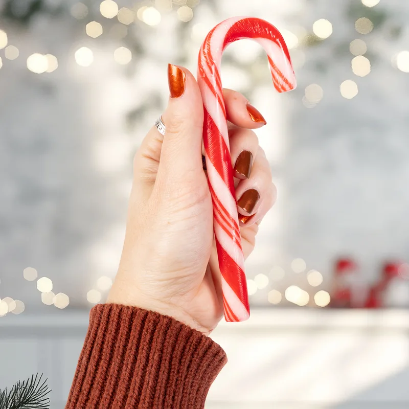 Large Candy Cane w/ Blank Wrapper view 2
