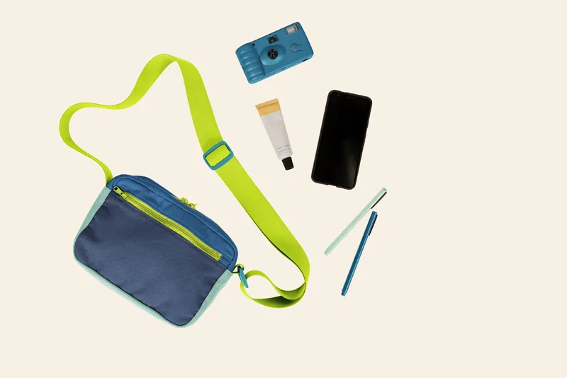 Landscape Crossbody - DENIM view 2