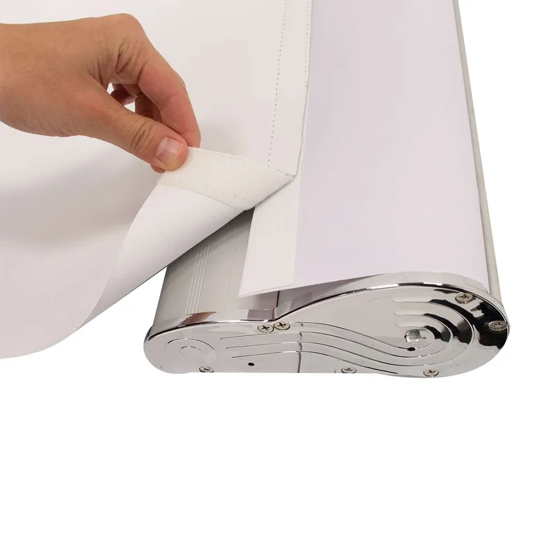 31.5" Stratus Retractor Banner (No-Curl Opaque Fabric) view 3