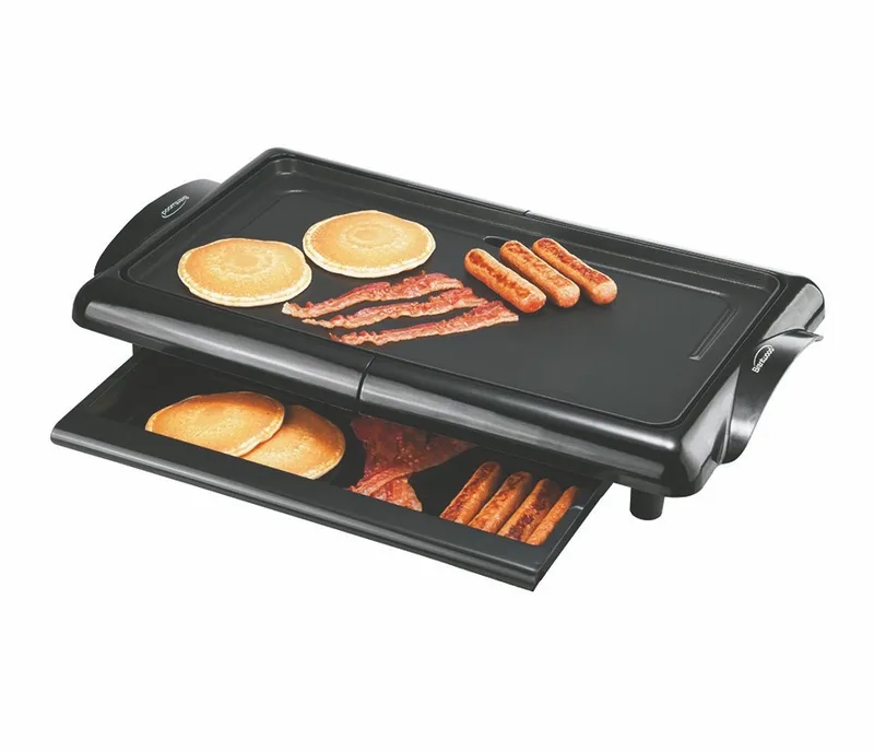 Black Double Electric Griddle
