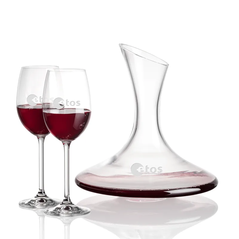 Stemmed Set, Woodbridge Wine Set, Carafe & 2 Wine
