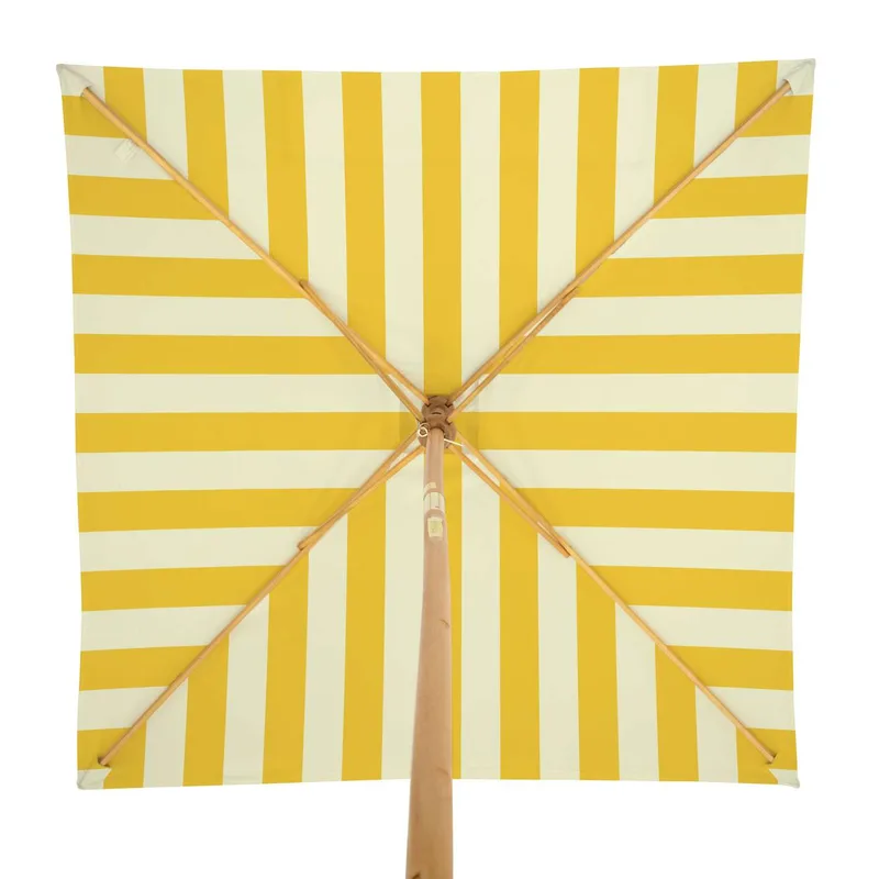 8' Square Wood Market Umbrella Double-Sided Dye Sub Kit view 7