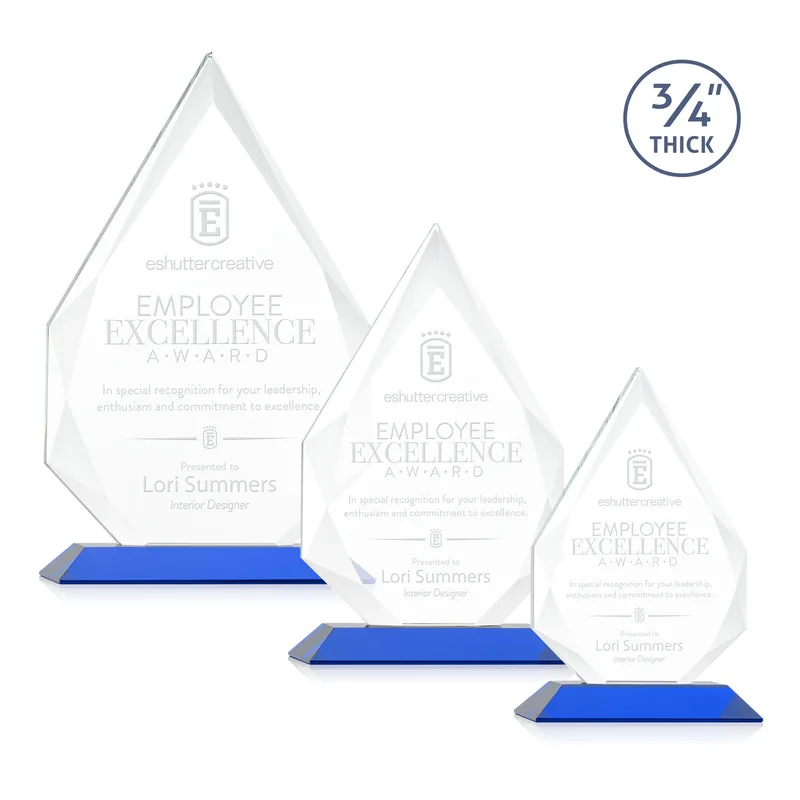 Deep Etch, Standard base, Blue