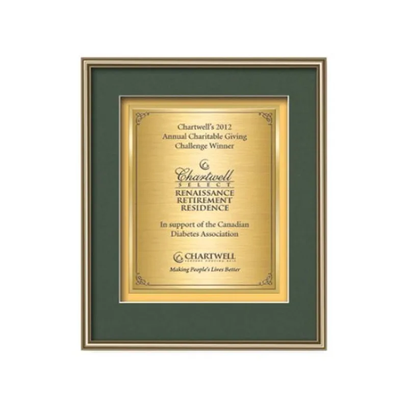 Fenestra Certificate TexEtch - Gold