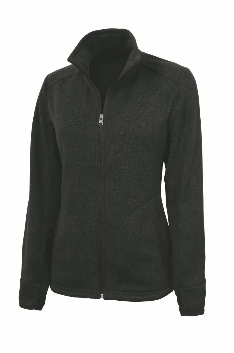 Women's Heathered Fleece Jacket view 5