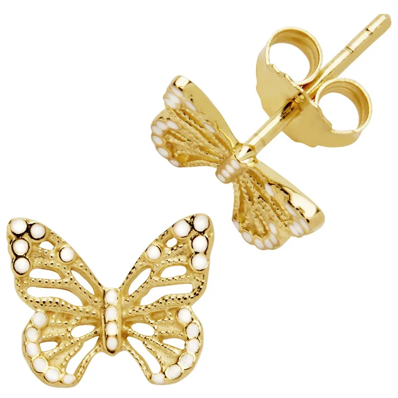 Jilco Inc Butterfly Studs