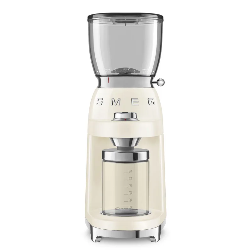 Smeg 50's Retro-Style Coffee Grinder W/ Tritan Renew Cream