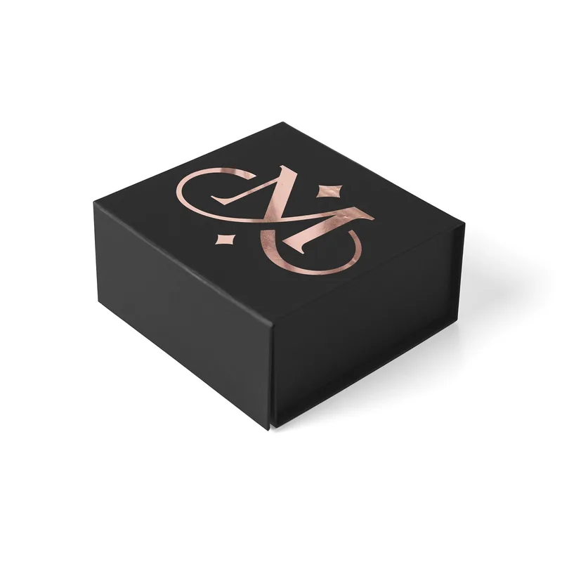 Maria - Magnetic Gift Box - Foil Print (4 1/8" x 4" x 2") view 2