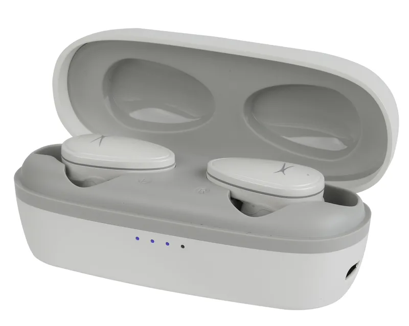 Altec Lansing White Nanobud Noise Canceling Truly Wireless Bt Earbuds