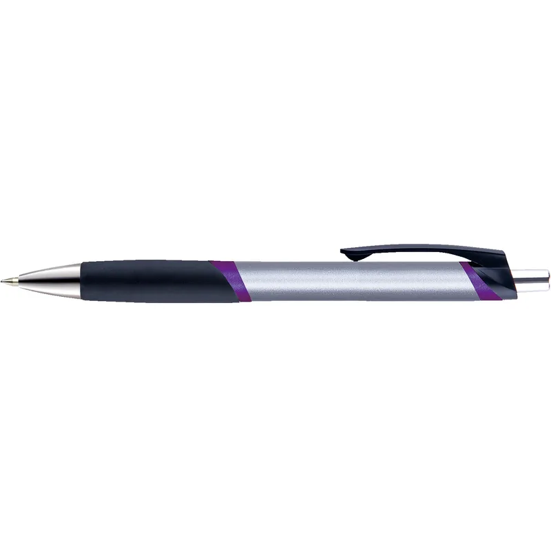 Silver/Black/Purple Blank Side View