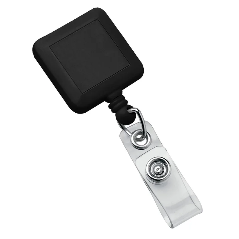 Square Retractable Badge Holder view 2