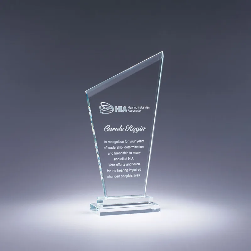 7.75" Motion Crystal Award view 2
