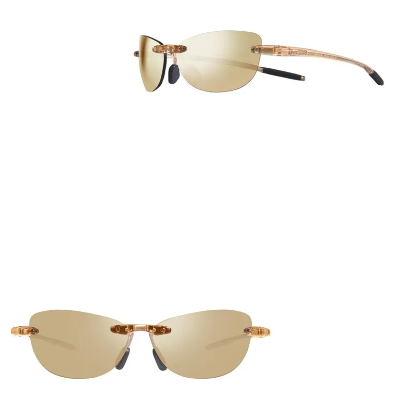 Revo Sunglasses Descend Pro Petite Crystal Sand Champagne