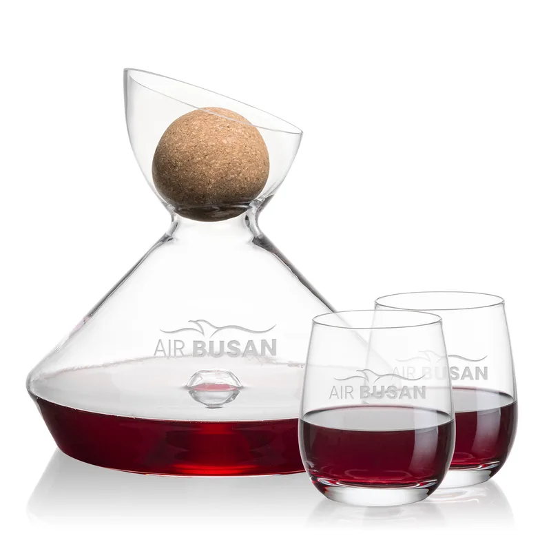Stemless Set w/ Cork