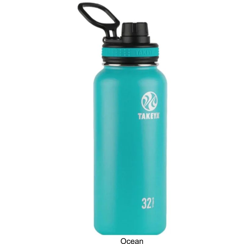 32 oz Takeya® Stainless Steel Insulated Originals Water Bottle w/ Spout Lid view 5