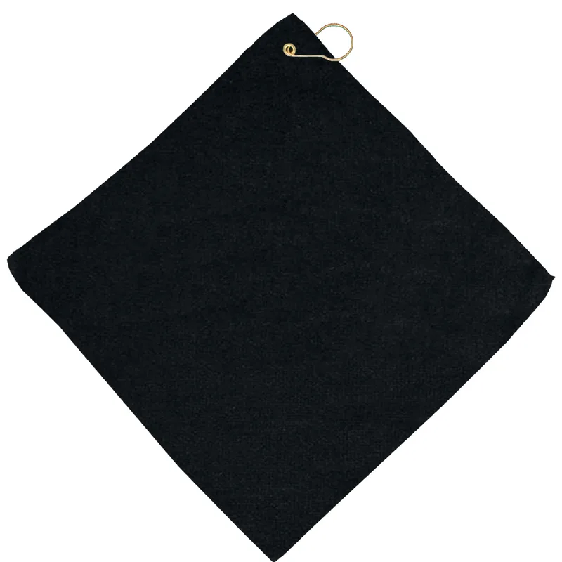 16"x16" Microfiber Golf Towelwith Hook & Grommet view 2