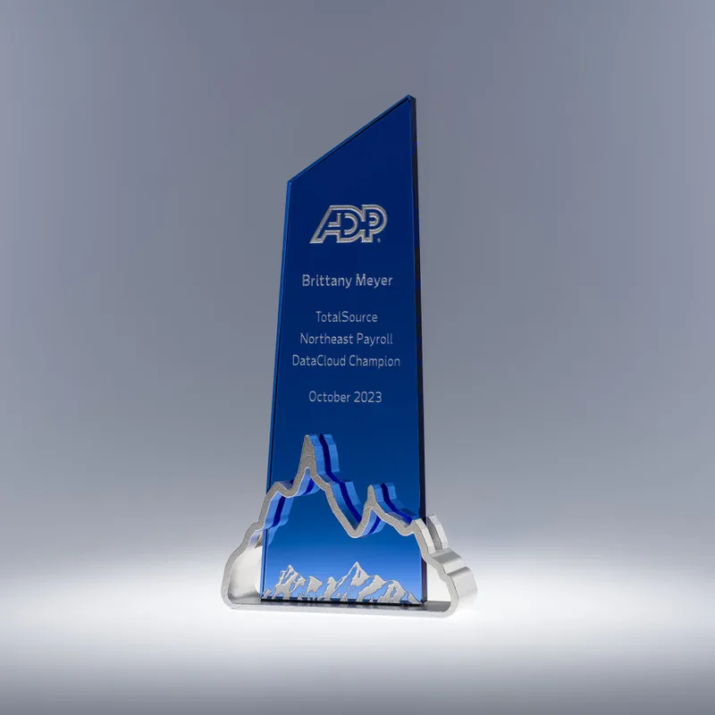 10'' Blue Journey Award