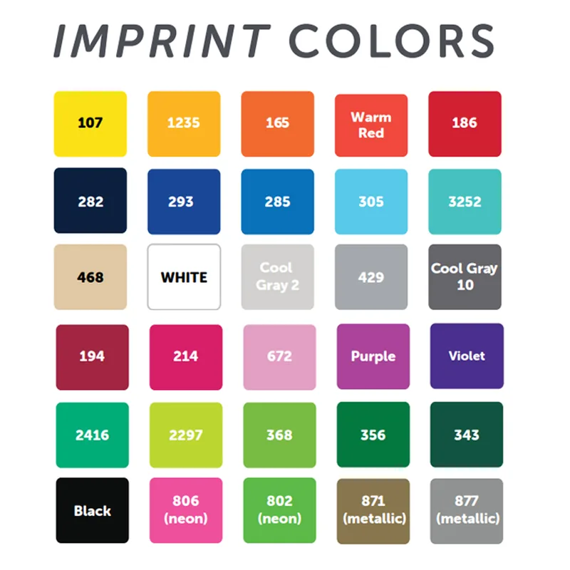 Imprint Colors
