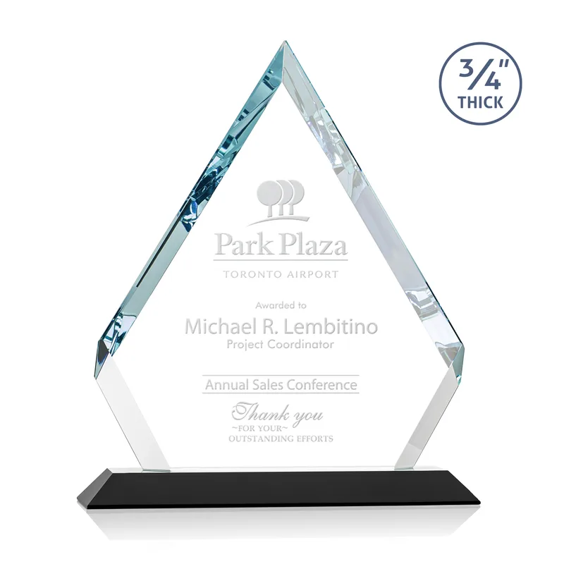 Deep Etch, Standard base, Black, 9" x 10.75" x 3"