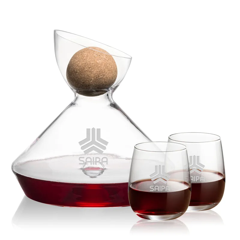 Carafe & 2 Stemless