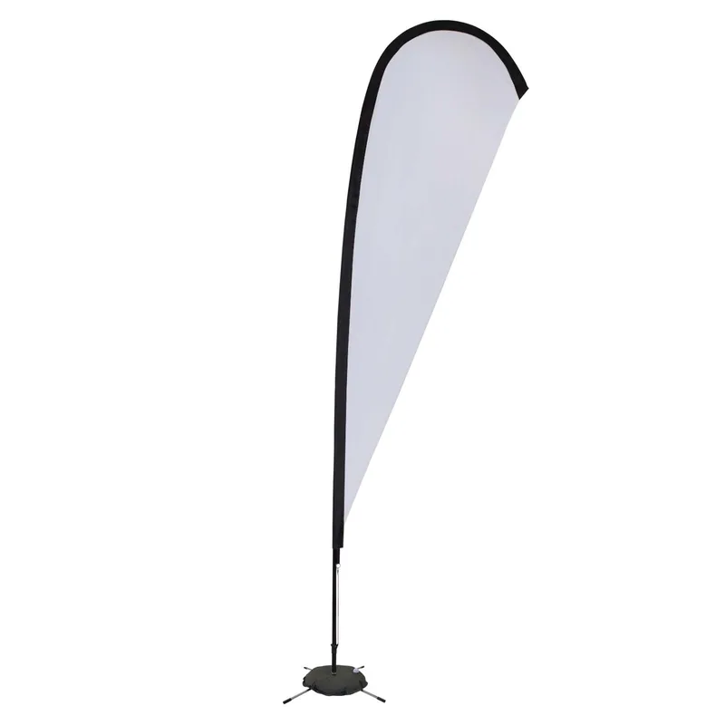 11.5' Elite Teardrop Nylon Sail Sign Flag, 1-Sided, Scissor view 2