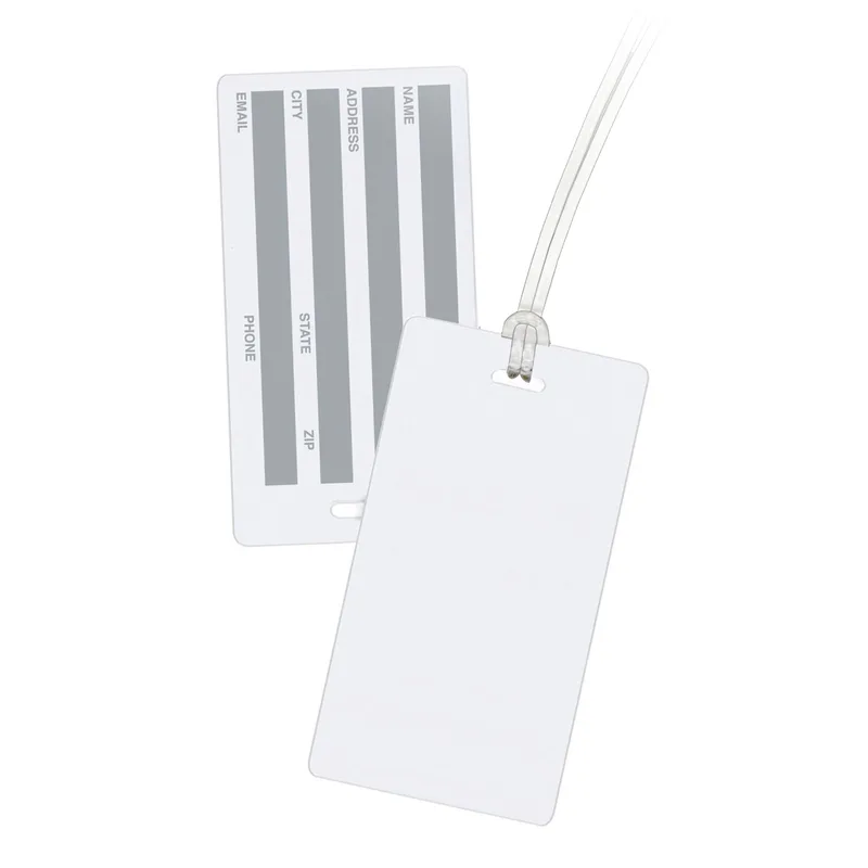Rectangle 40 Mil Neon Tag view 4