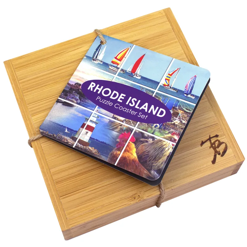 Rhode Island Puzzle Coaster Set view 6
